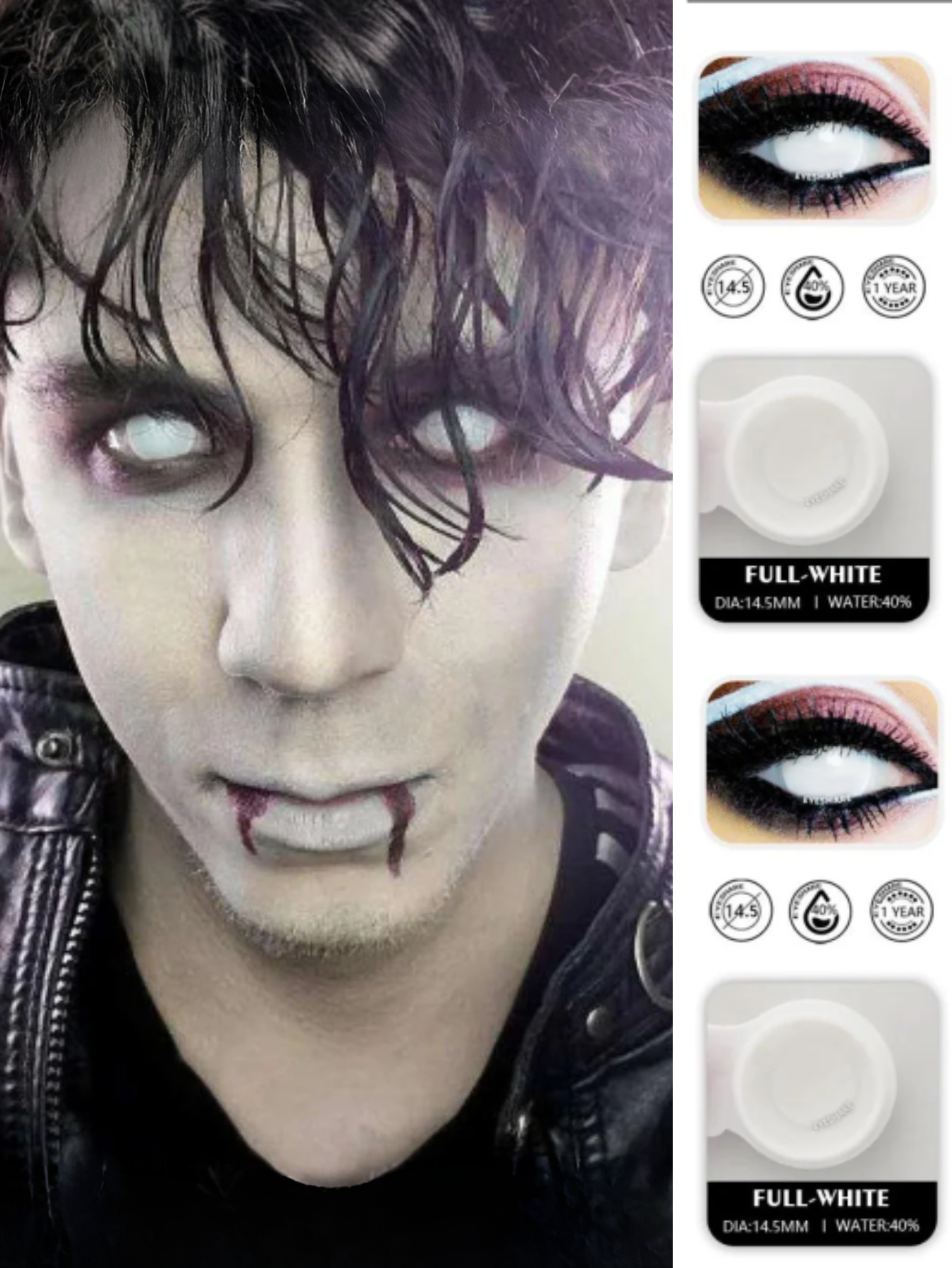 White Zombie Apocalypse  Contact Lense