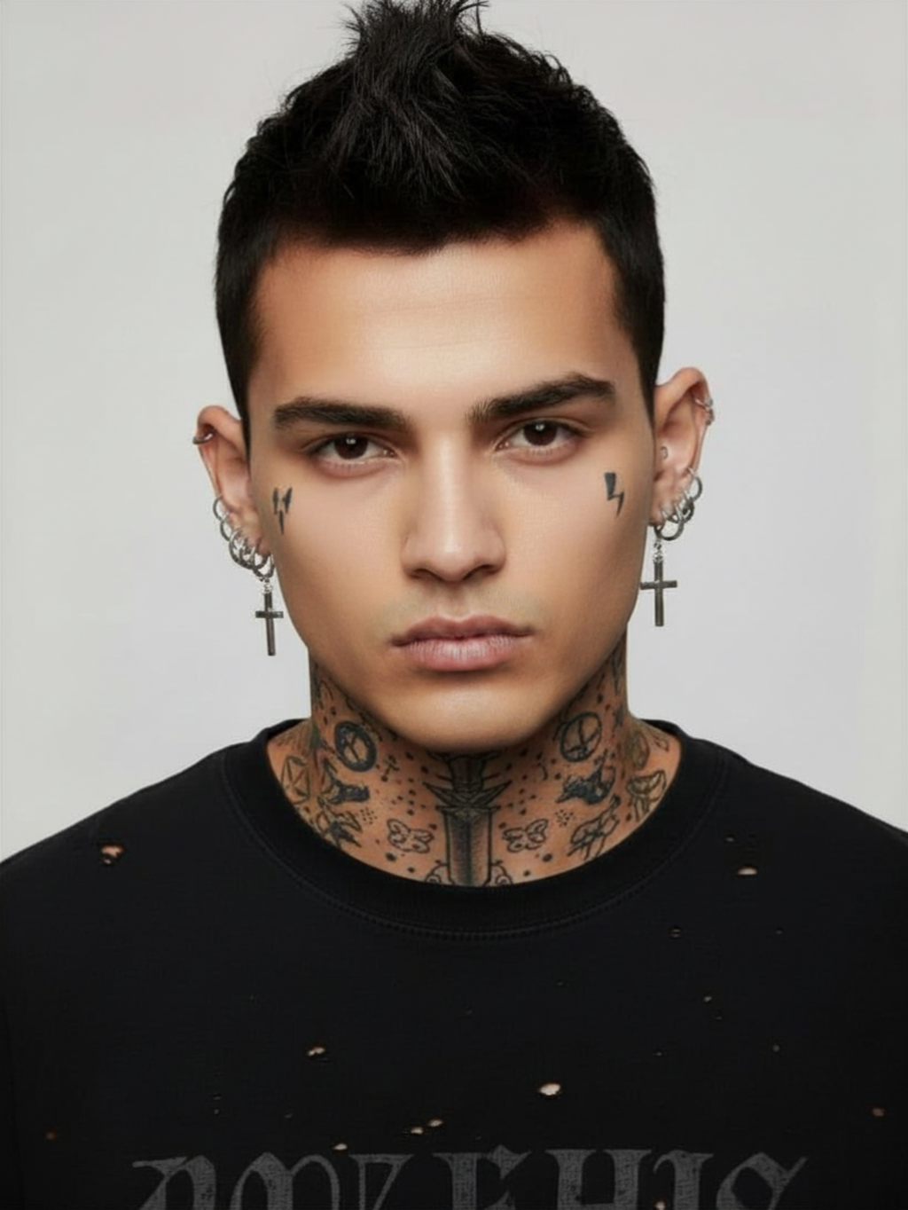 Cross Minimal Earrings
