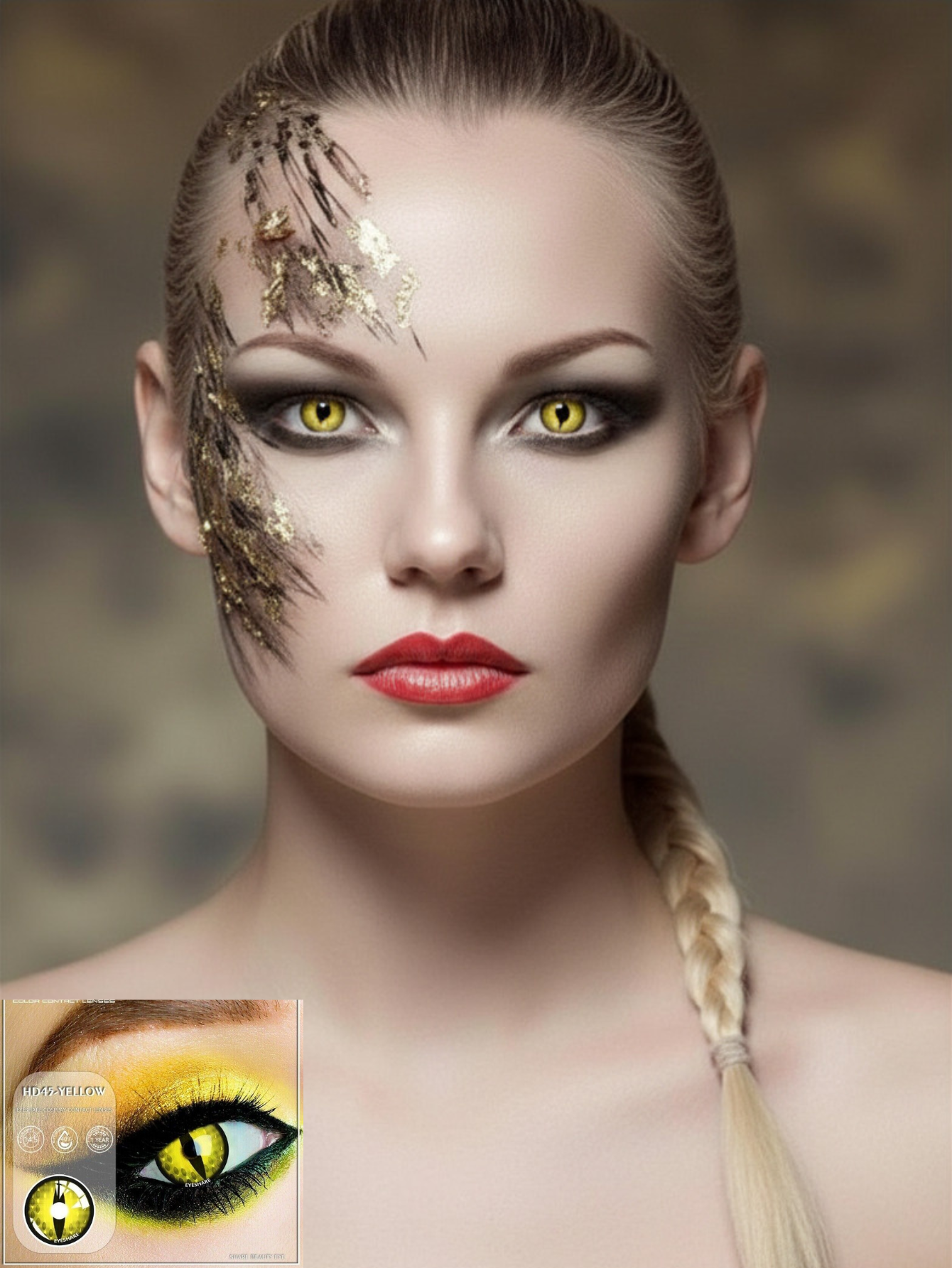 Yellow Contact Lense