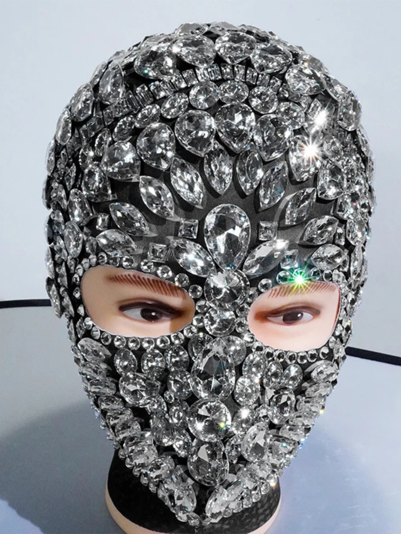 Diamond Masquerade Drag Queen Face Mask