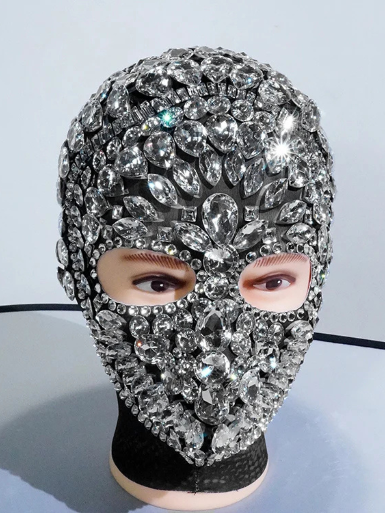 Diamond Masquerade Drag Queen Face Mask