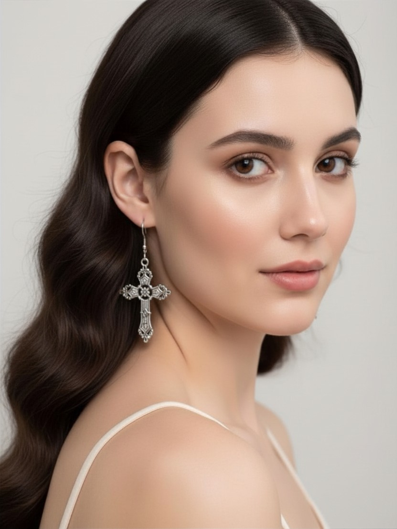 Cross Minimal Earrings