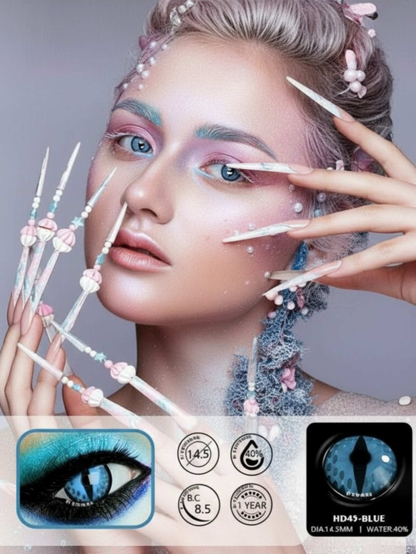 Blue Fairy Cosplay Contact Lense