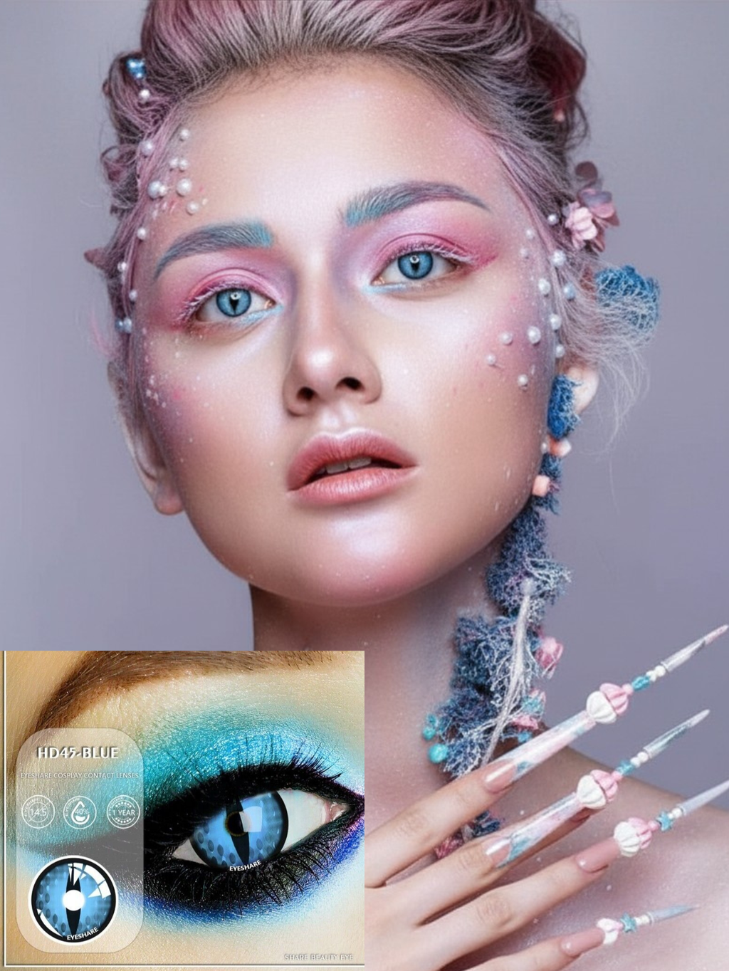 Blue Fairy Cosplay Contact Lense