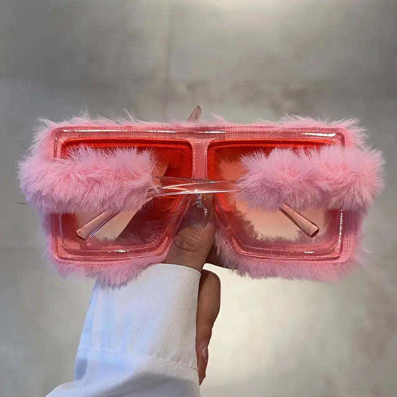 Fur Winter Sunglasses