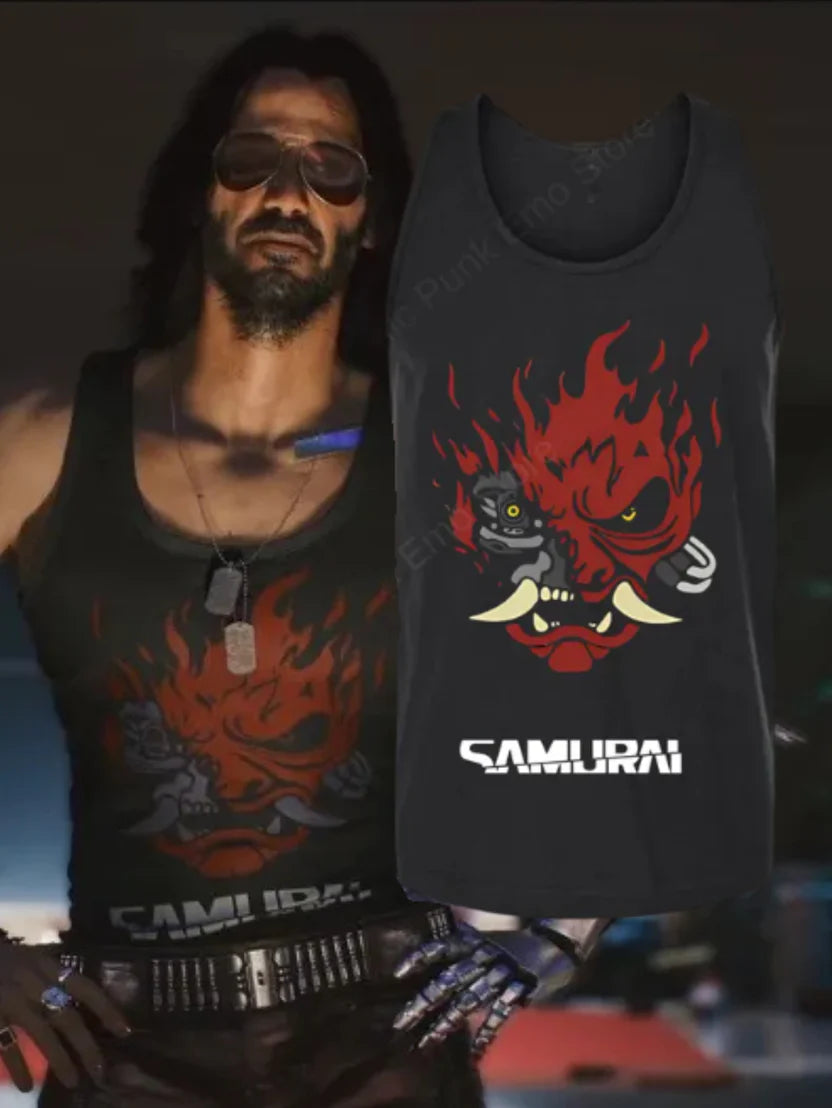 Johnny Silverhand Tank Top: Cyberpunk 2077