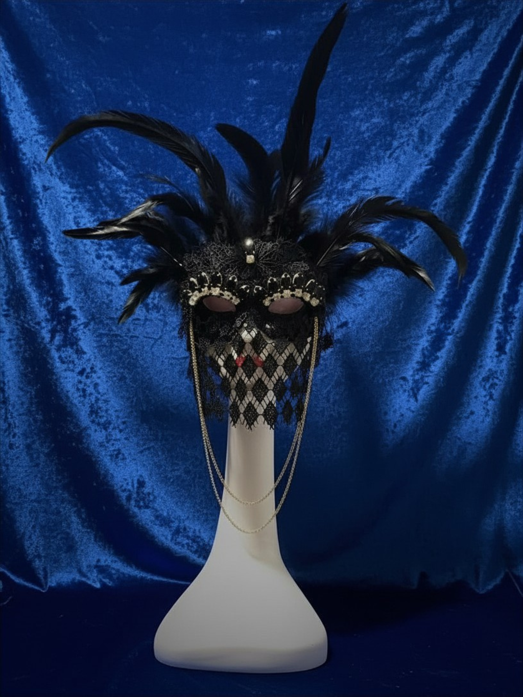 Masquerade Feather Mask