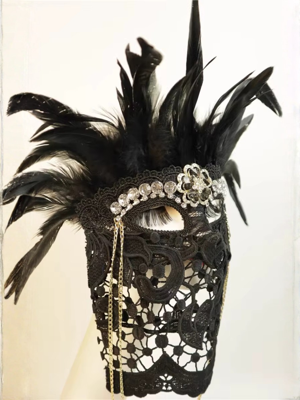 Masquerade Feather Mask