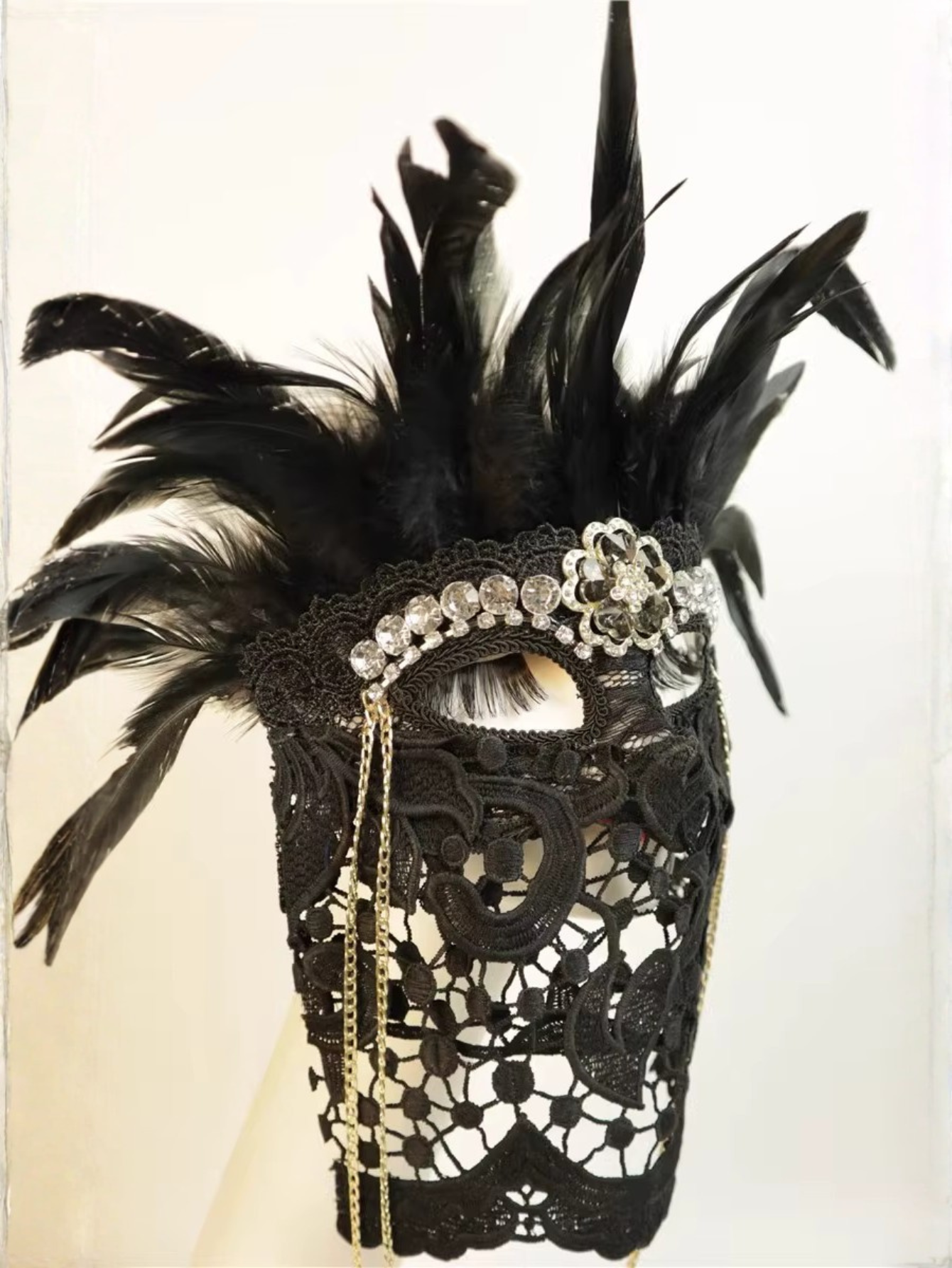 Masquerade Feather Mask