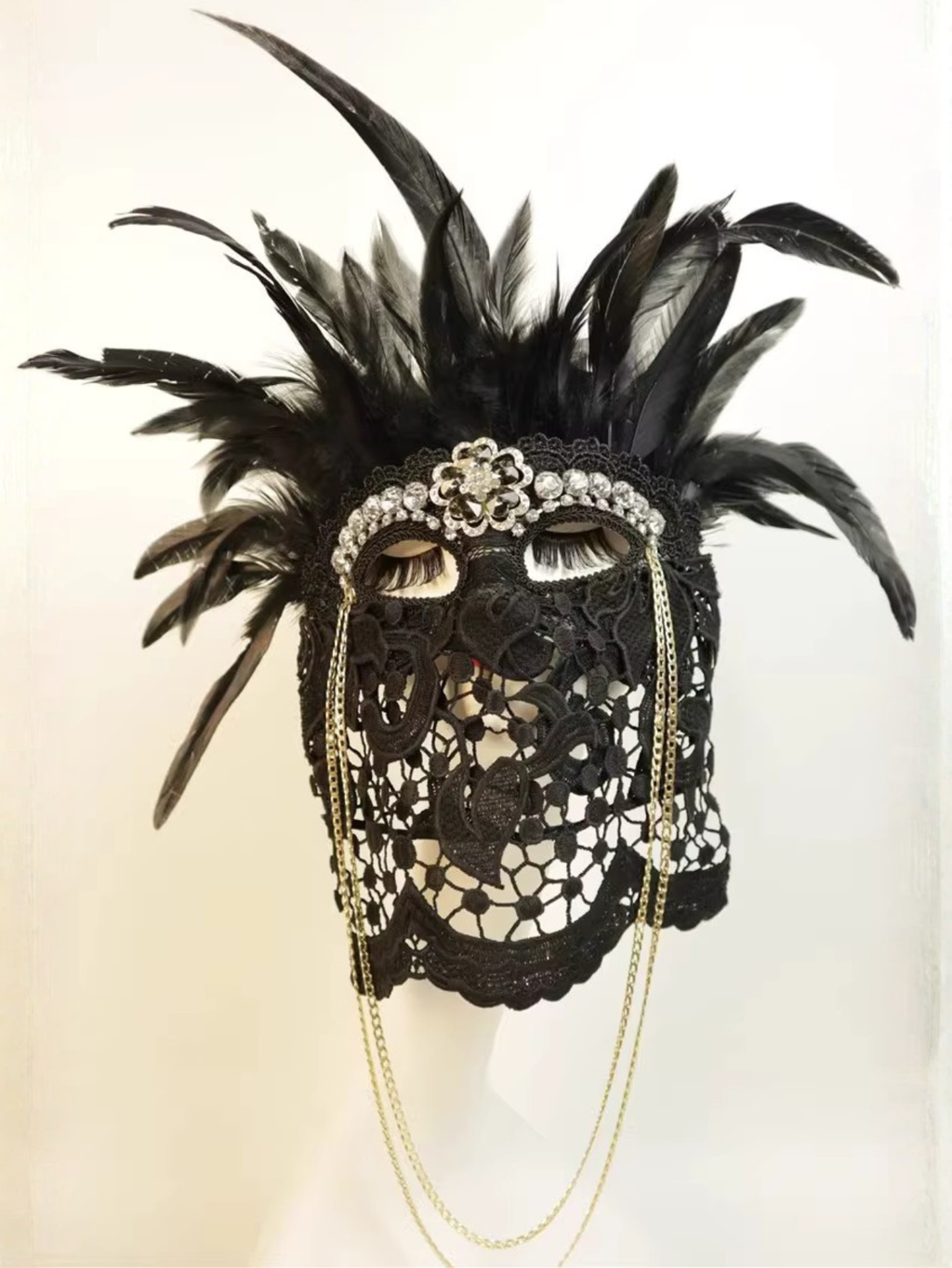 Masquerade Feather Mask