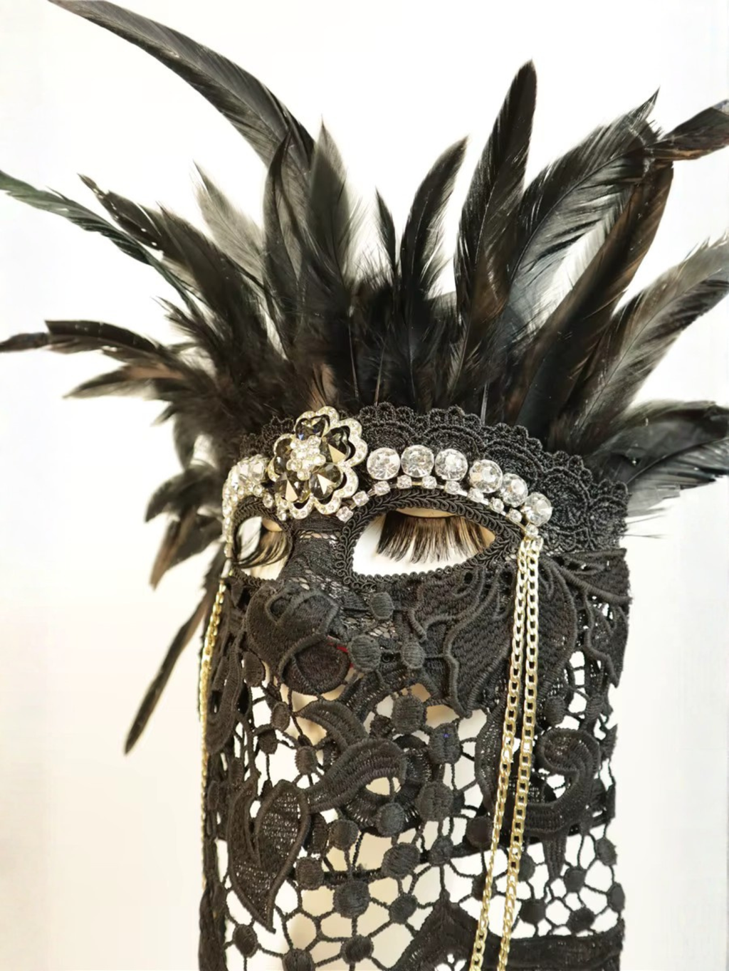 Masquerade Feather Mask