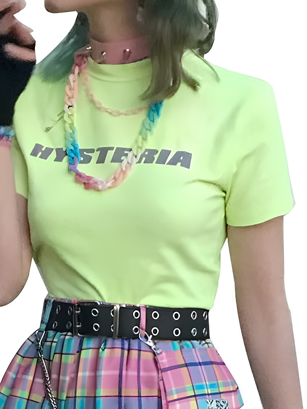 Kandi Hot Pink Pants Chain