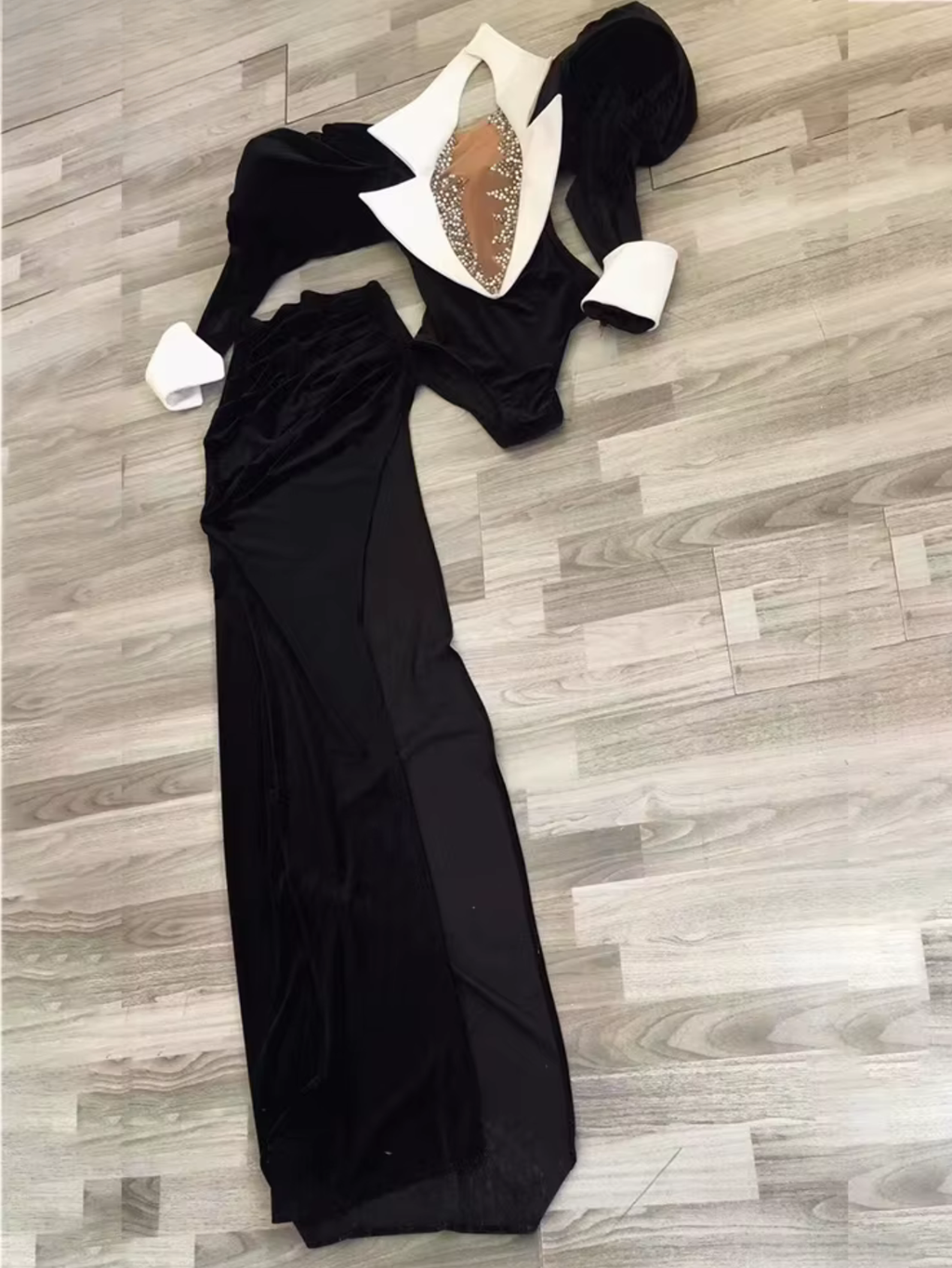 Tuxedo 2pc Dress