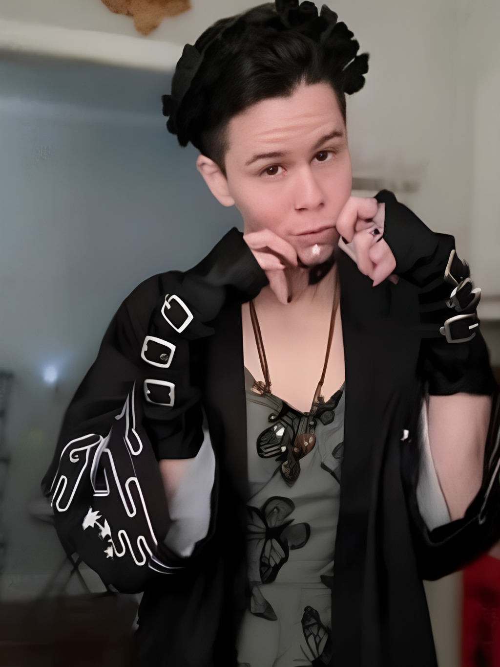 Y2K Emo Grunge Mittens