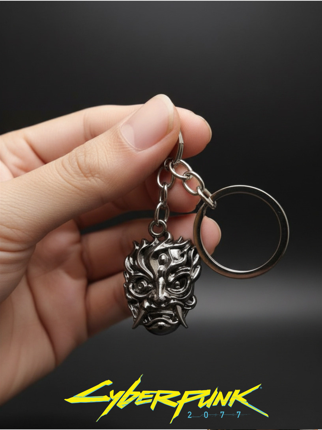 Johnny Silverhand Key Chain Cyberpunk 2077