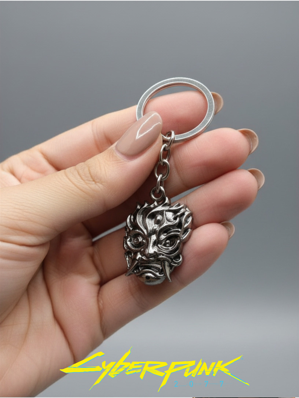 Johnny Silverhand Key Chain Cyberpunk 2077