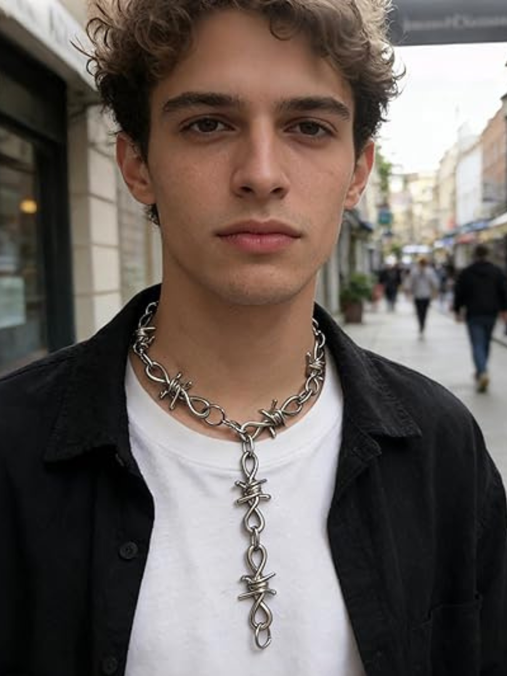 Barbed Wire Necklace