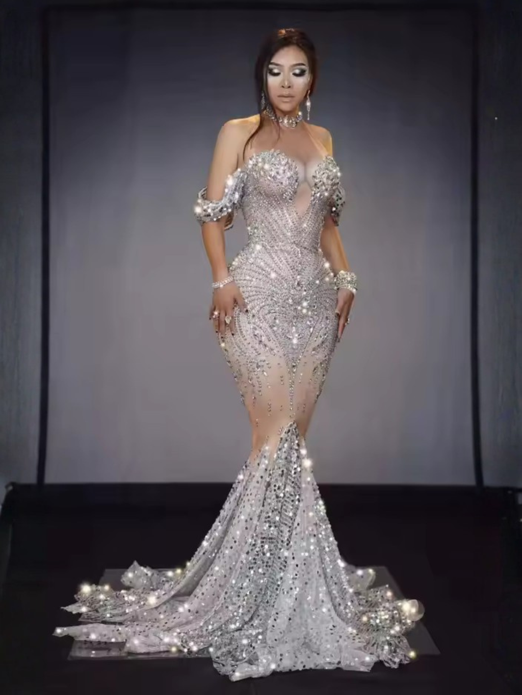 Diamond Sequince Gown