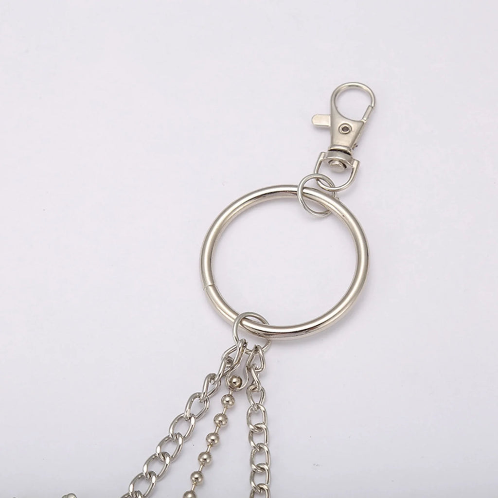 Cross O-Ring Layered Pants Chain