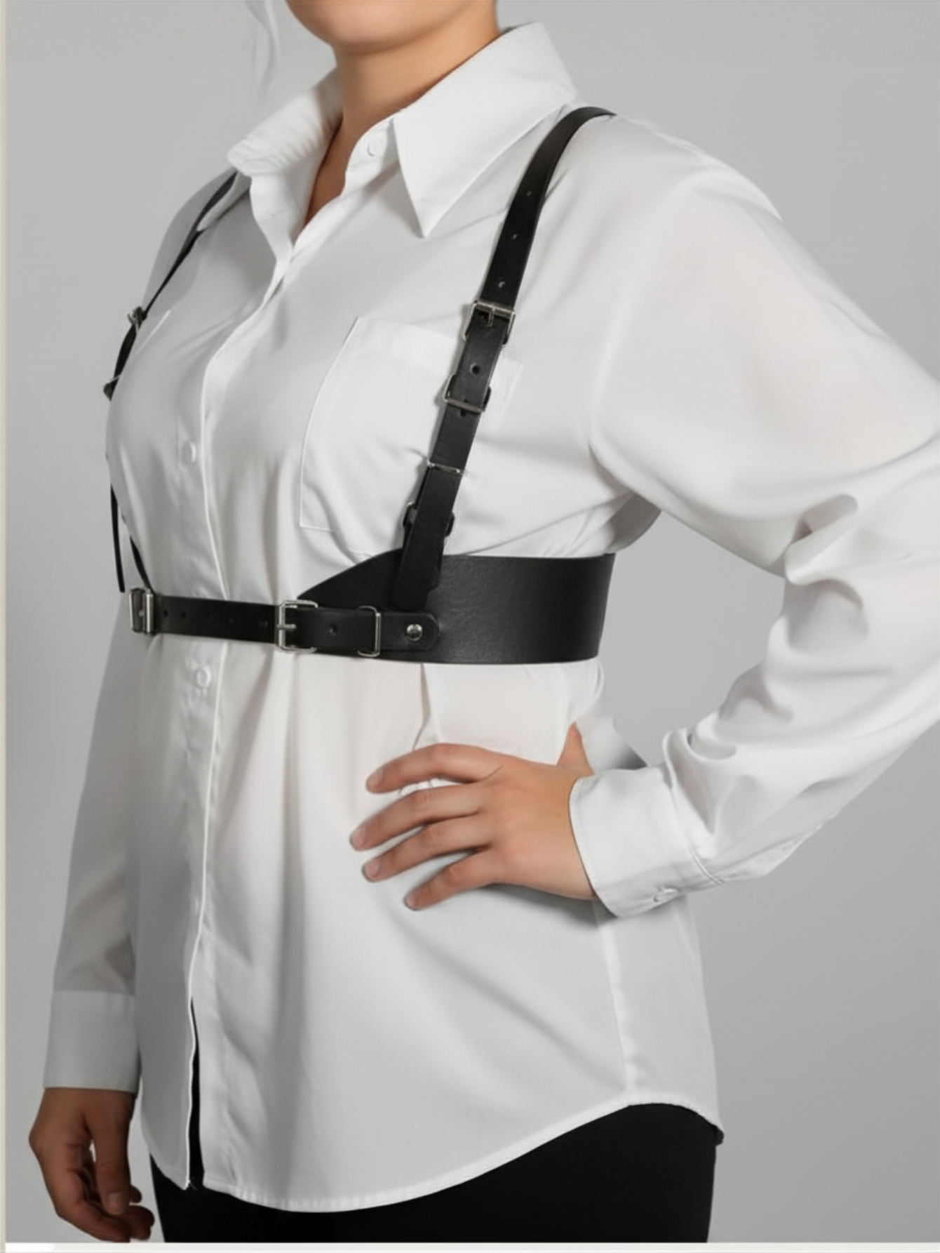 Plus Size Harness Belt Corset