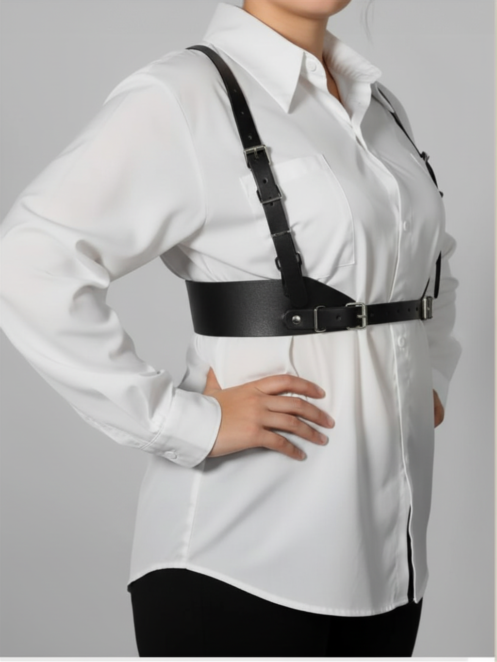 Plus Size Harness Belt Corset