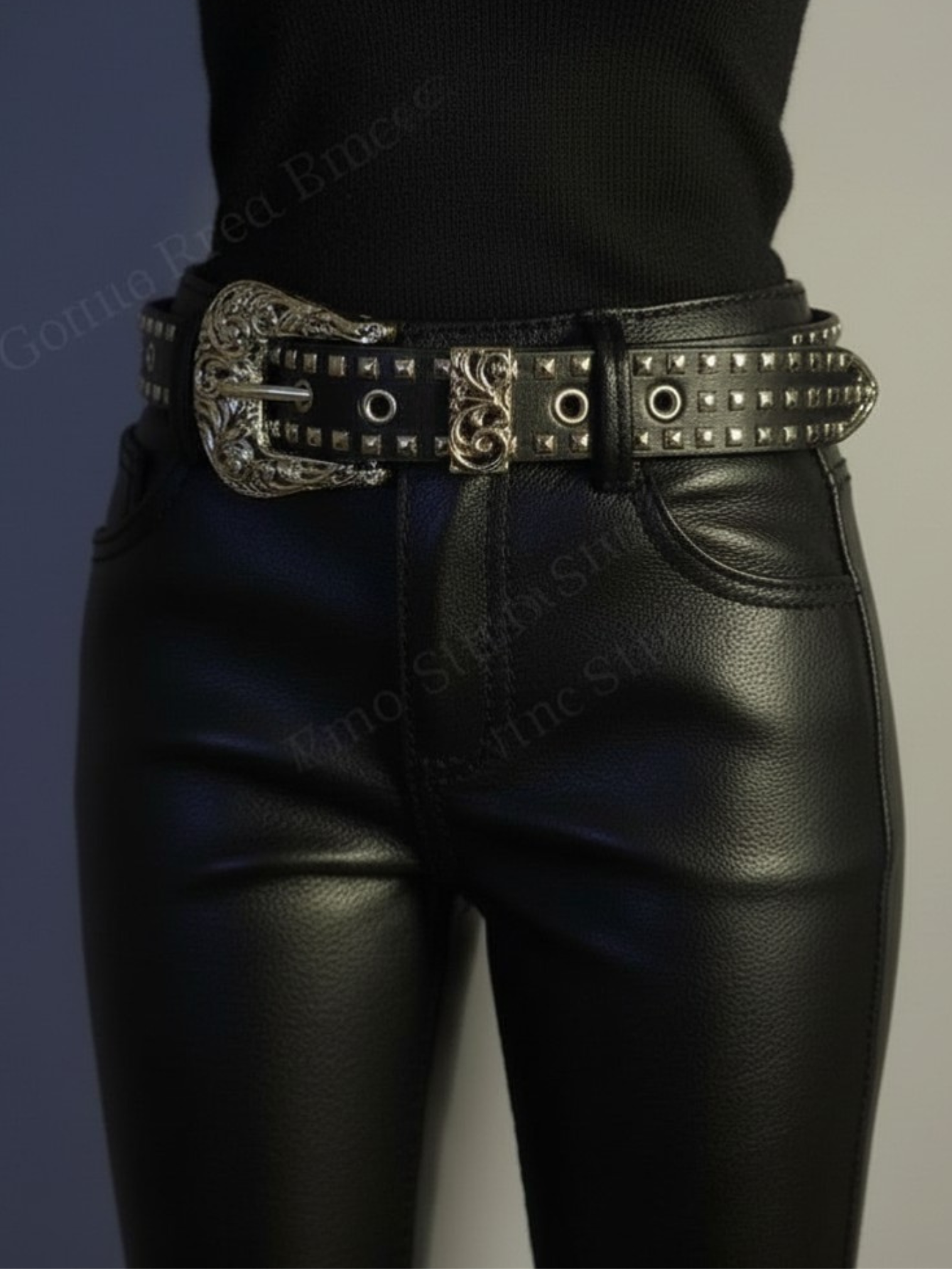 Rivet Studded Belt