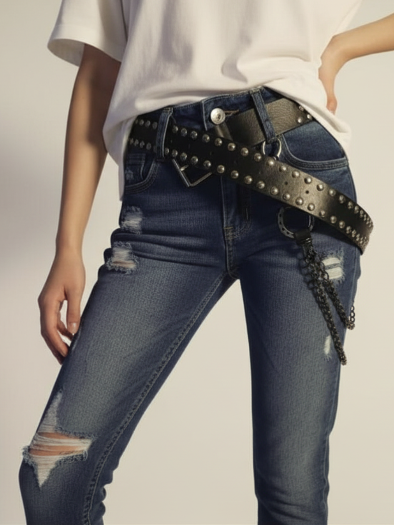 Rivet Star Studded Belt