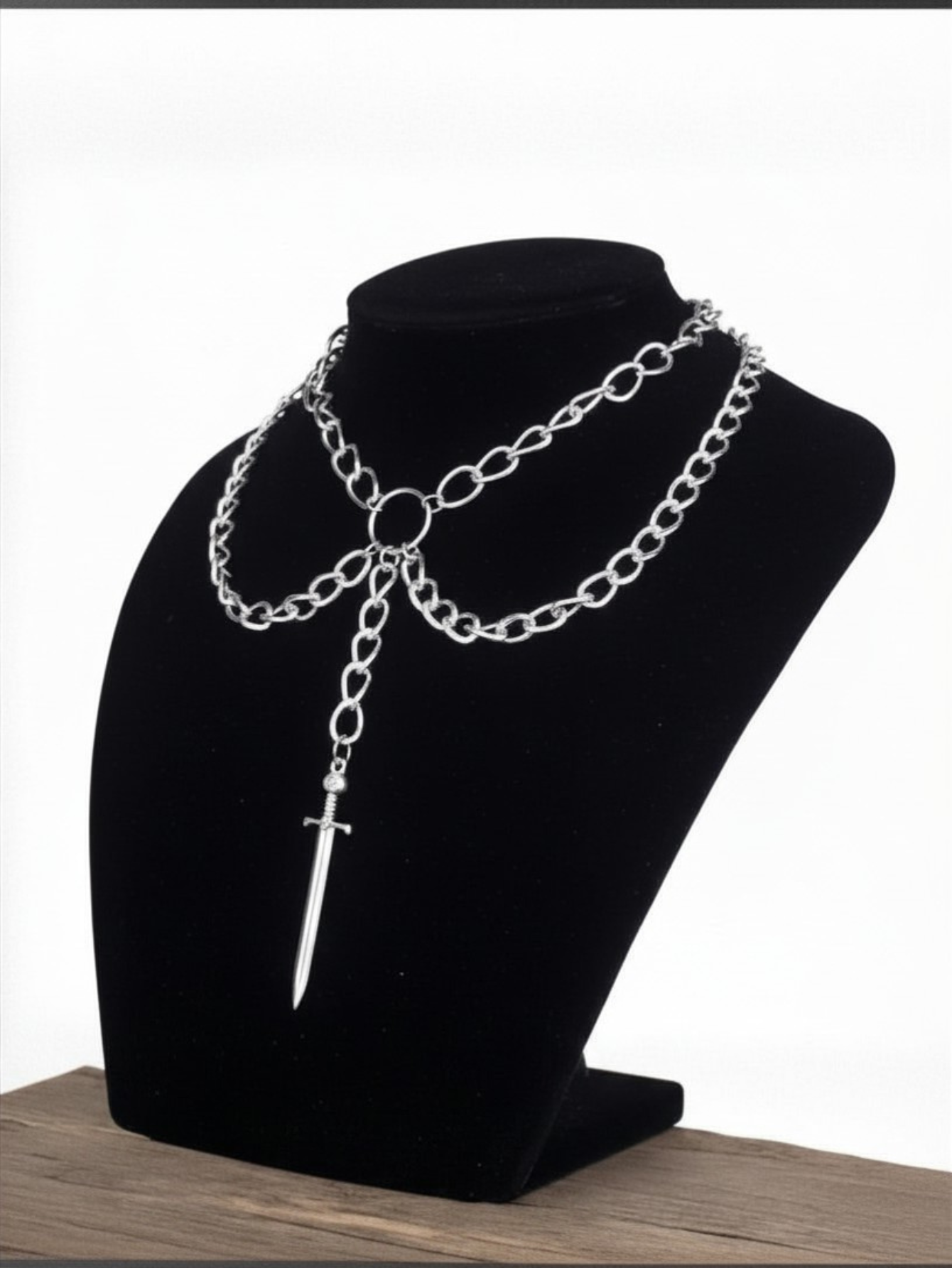 Samurai Dagger Sword Necklace