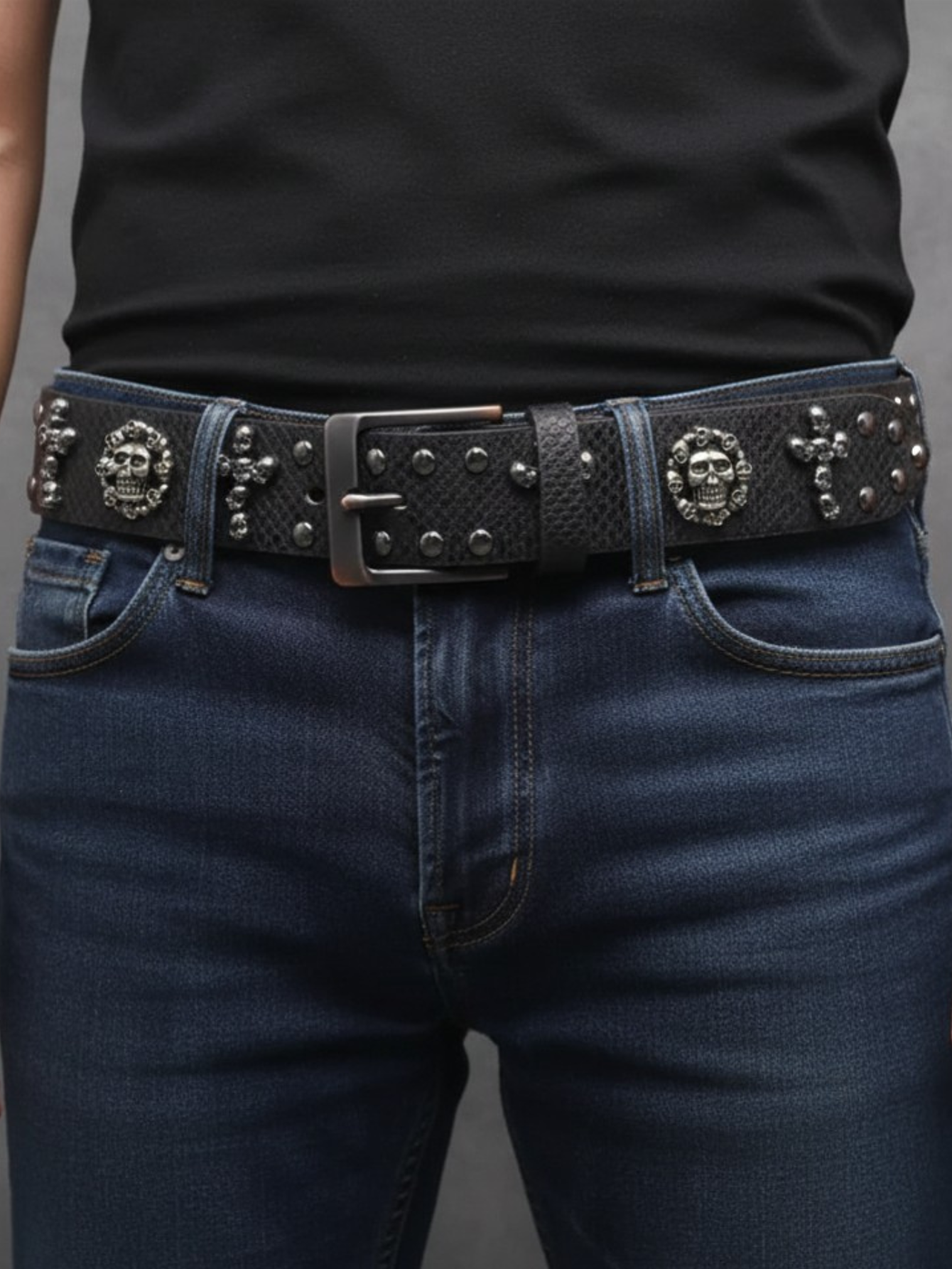 Skull Cross Belt
