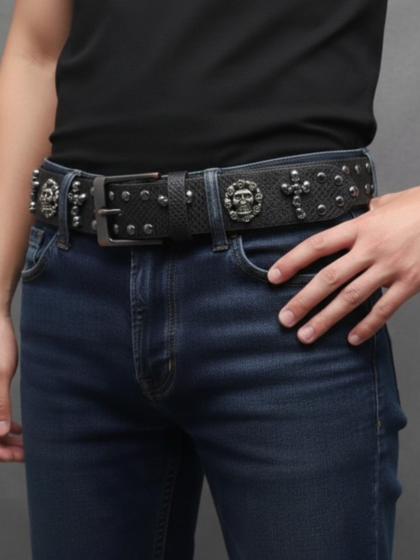 Skull Cross Belt