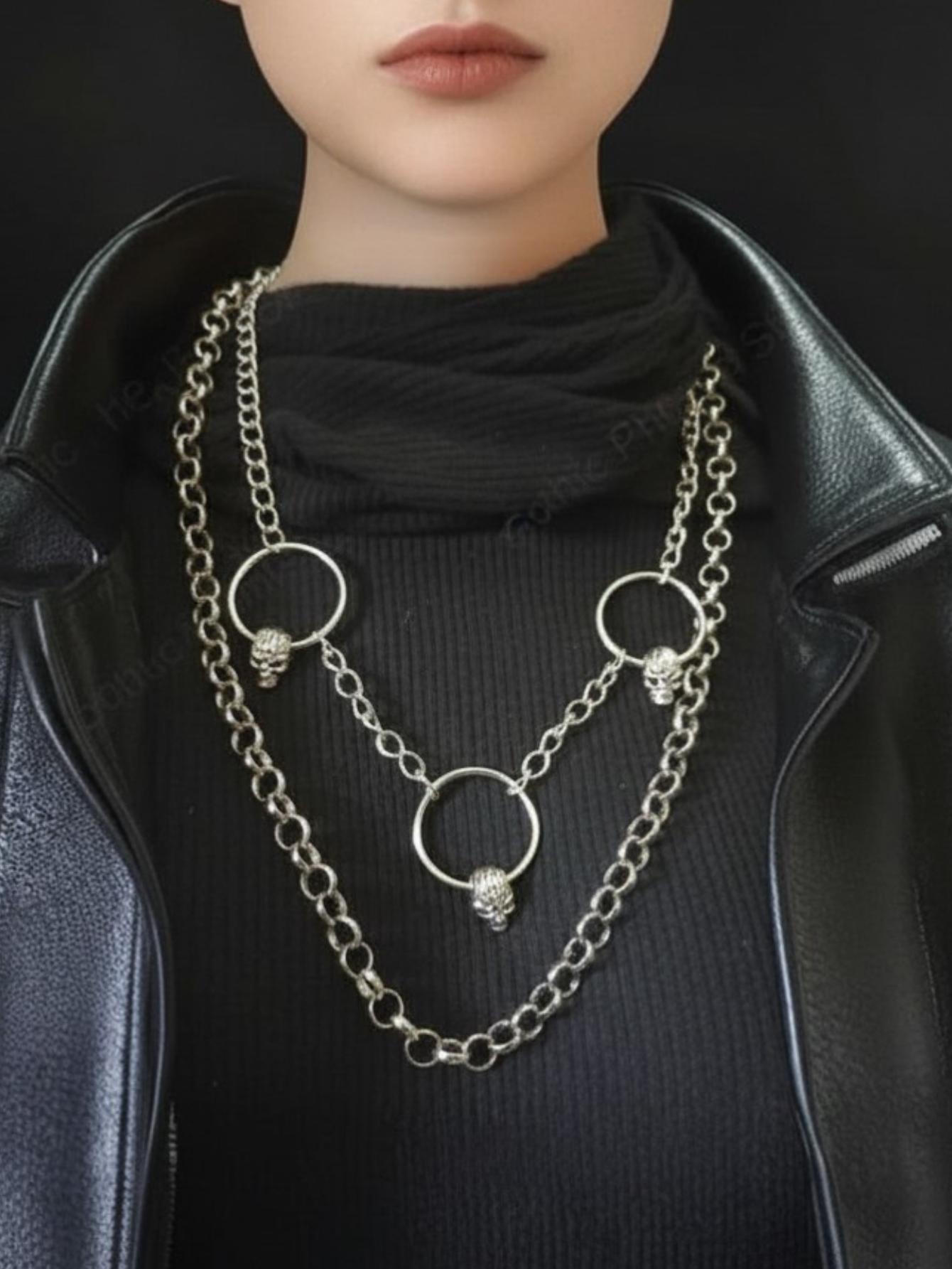 Gothic Skull Necklace