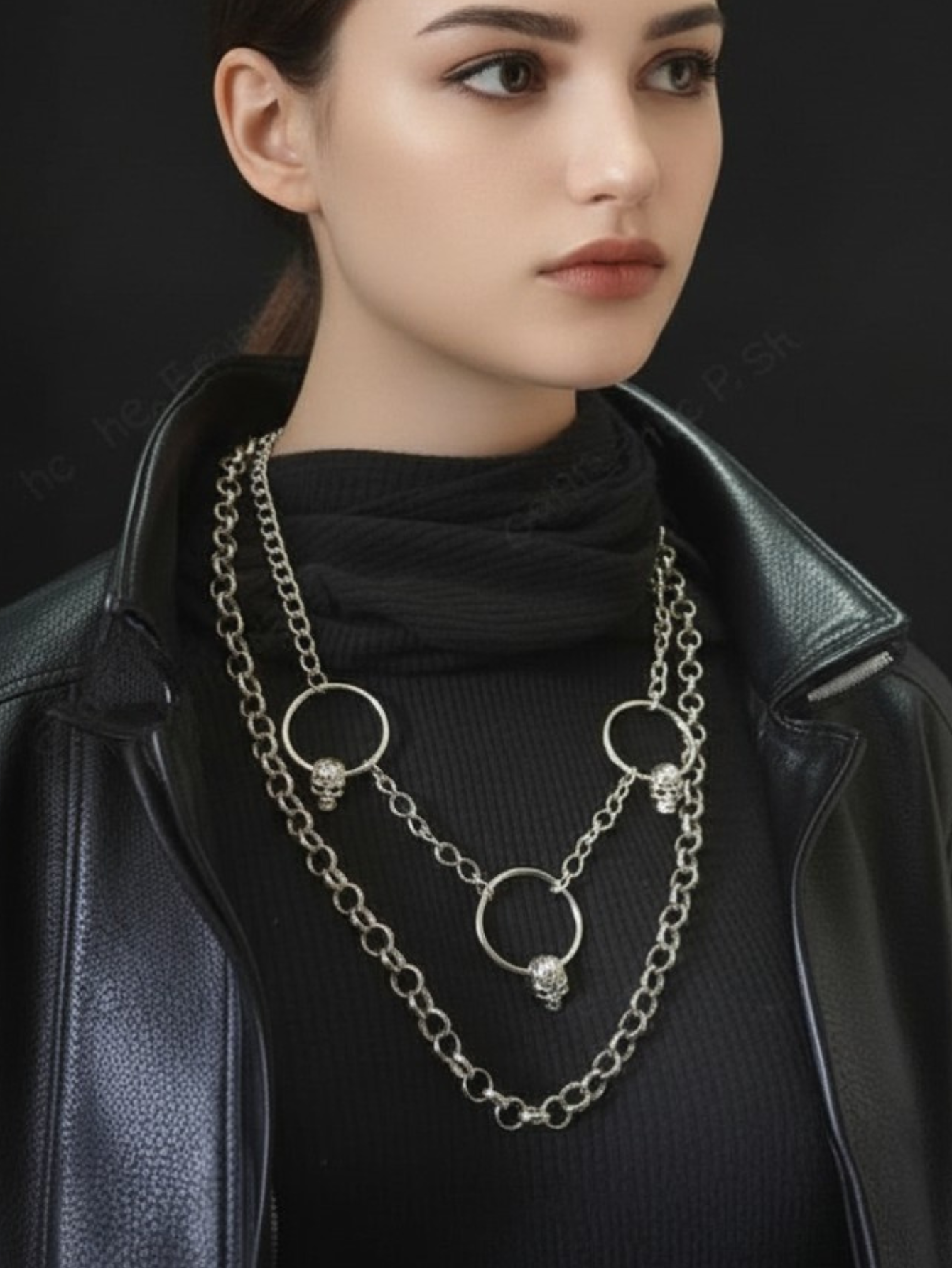 Gothic Skull Necklace
