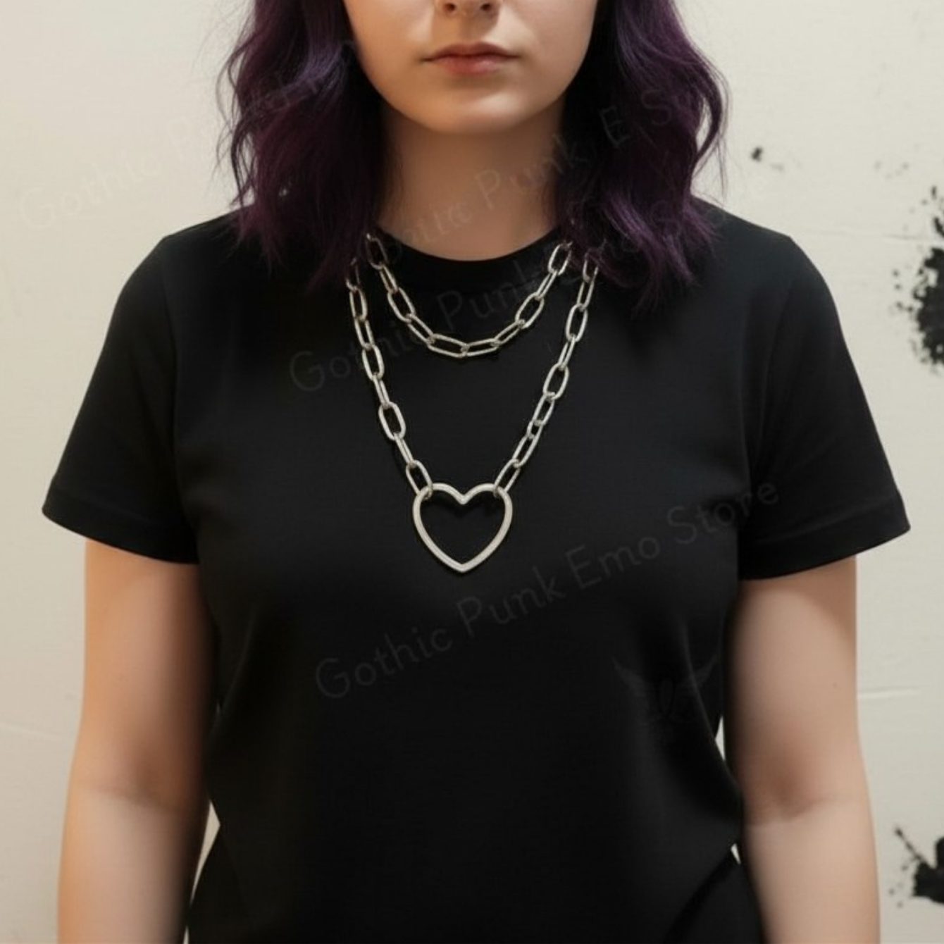 Gothic Heart Necklace