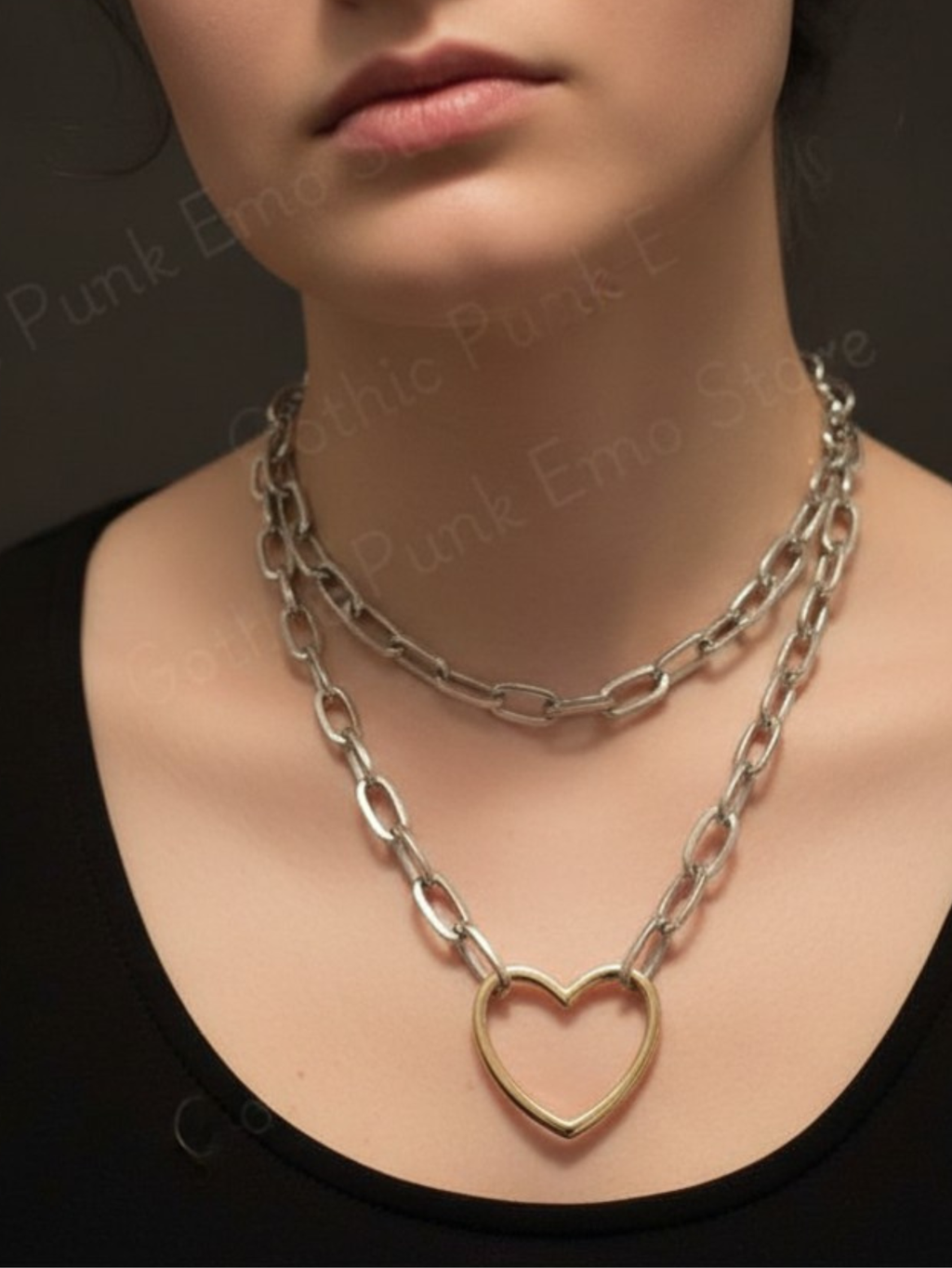 Gothic Heart Necklace
