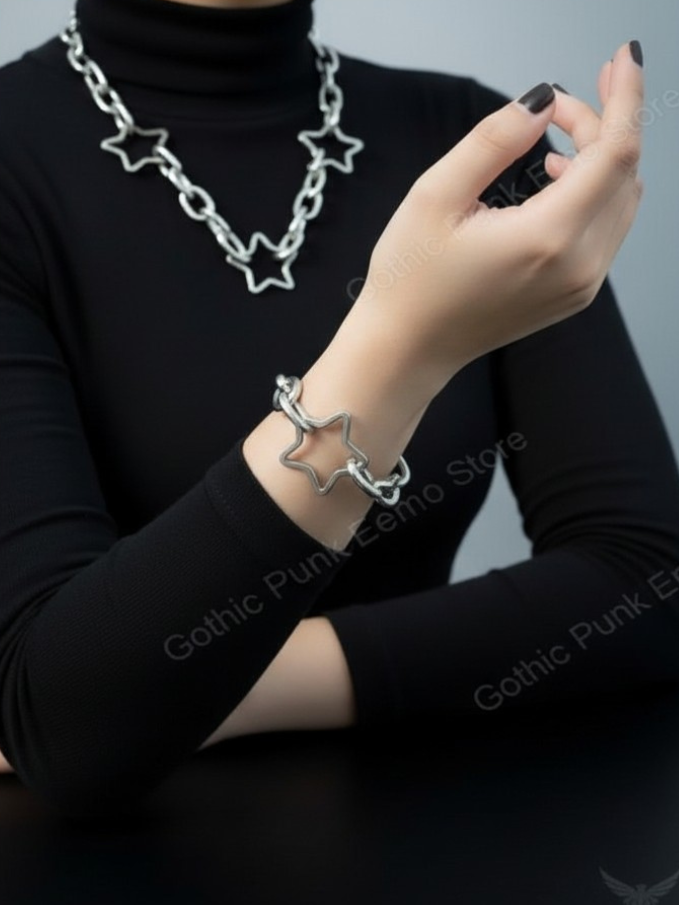 Star Chain Emo Necklace