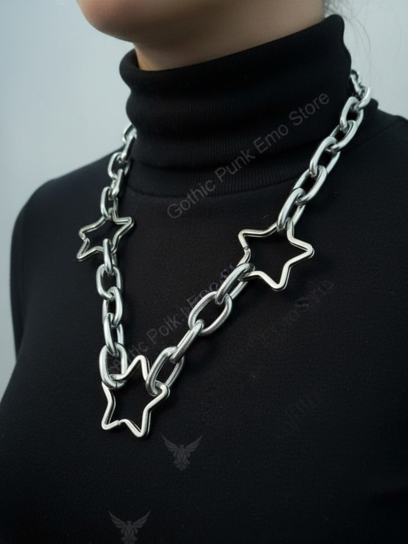 Star Chain Emo Necklace