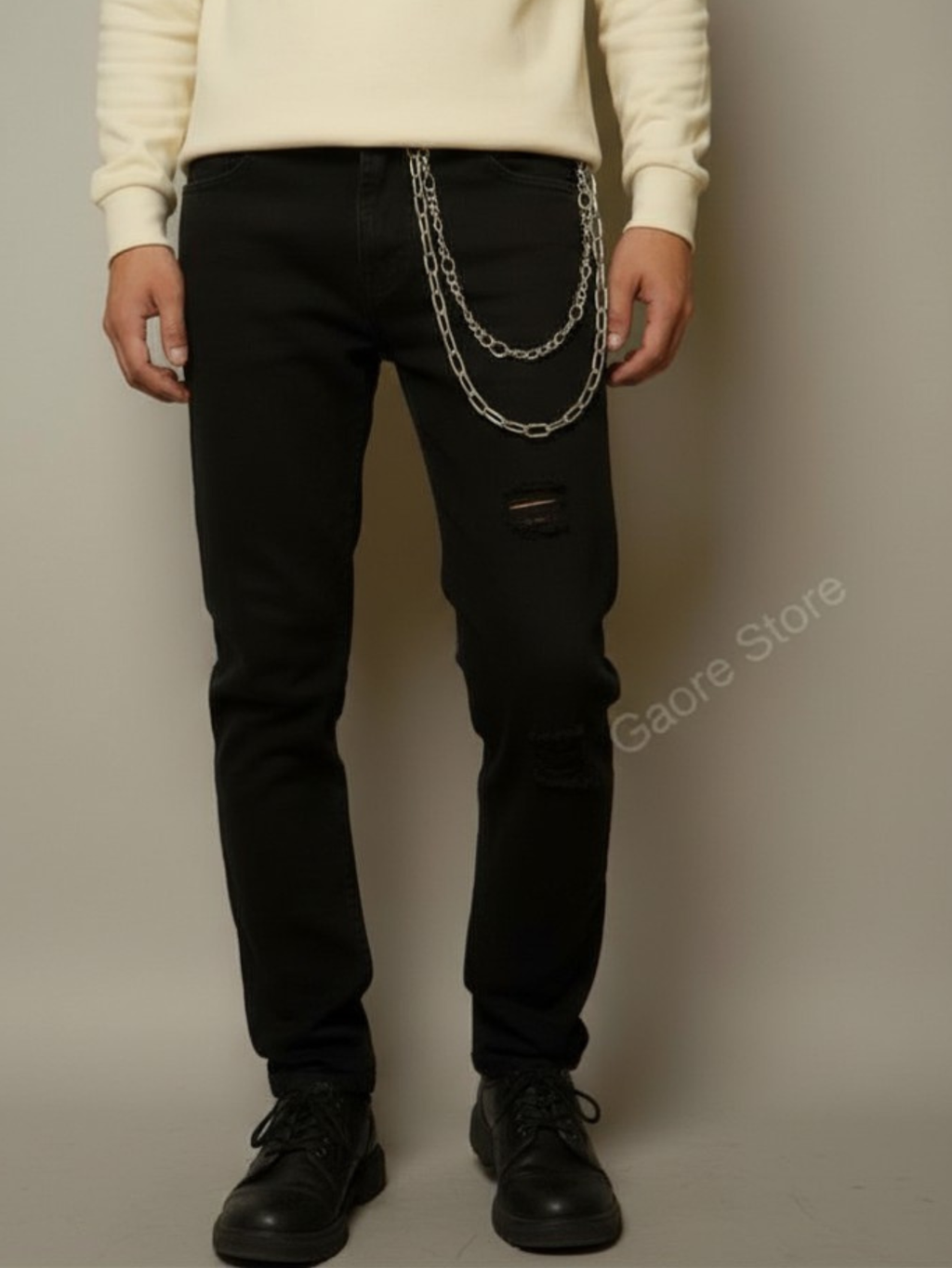 Y2K Silver Pants Chain