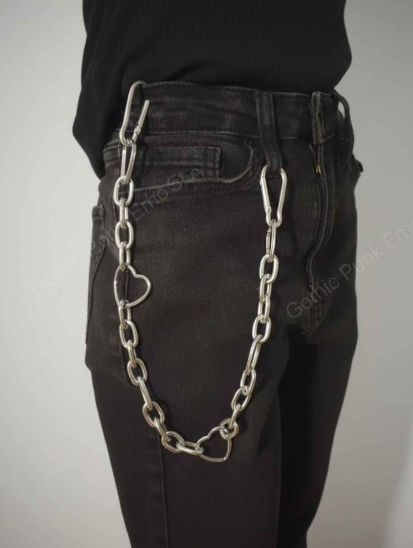 Heart O-Ring Wallet Chain