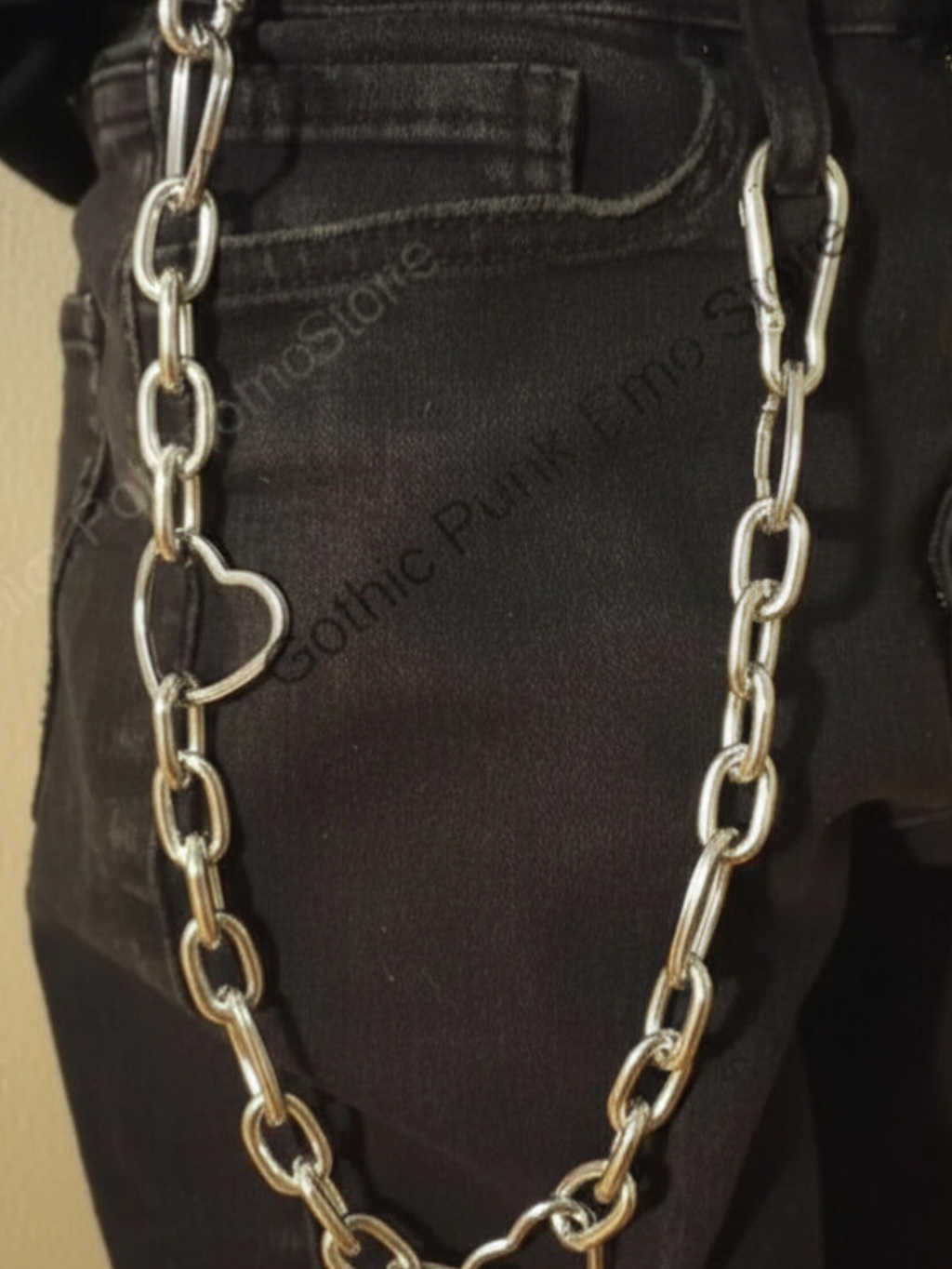 Heart O-Ring Wallet Chain
