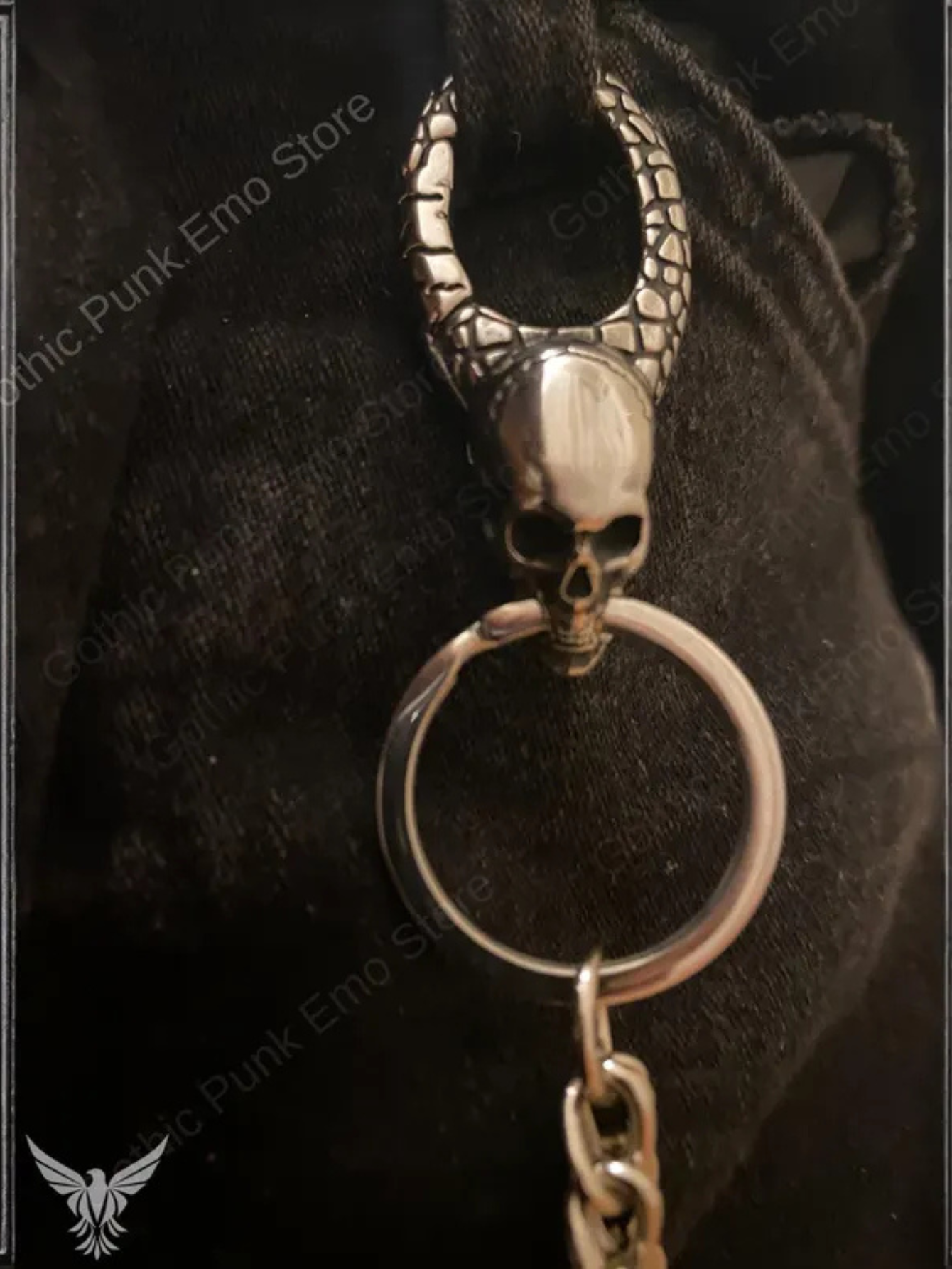 Skull Clasp Pants Chain
