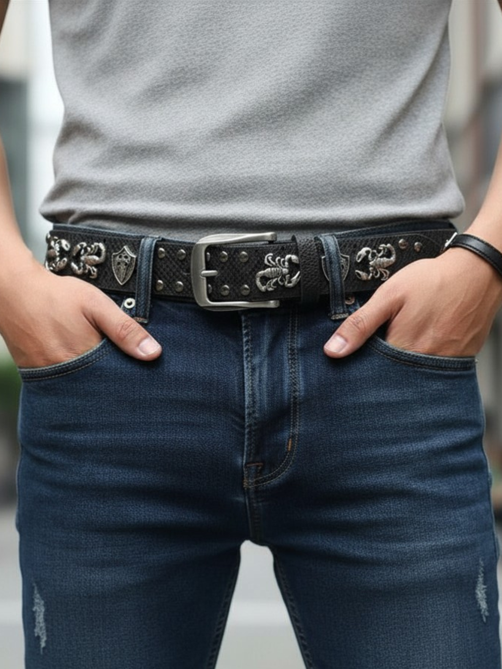 Spider Studded Belt