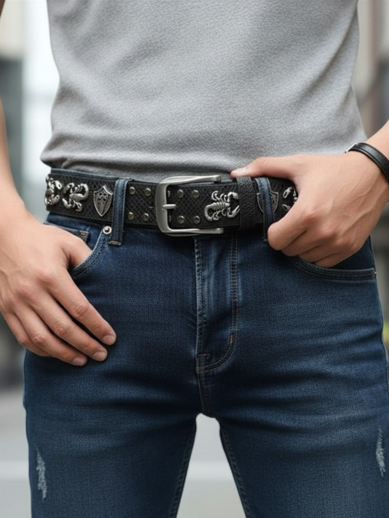 Spider Studded Belt