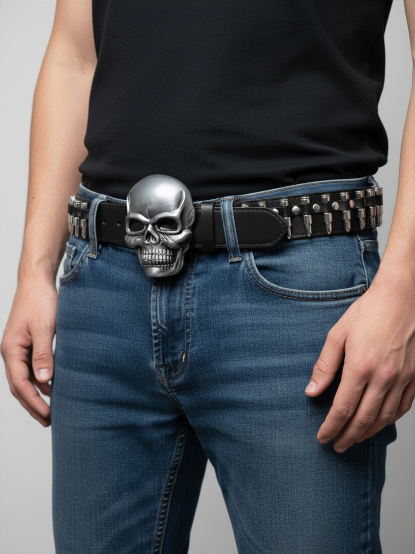 Skull Bullet Belt