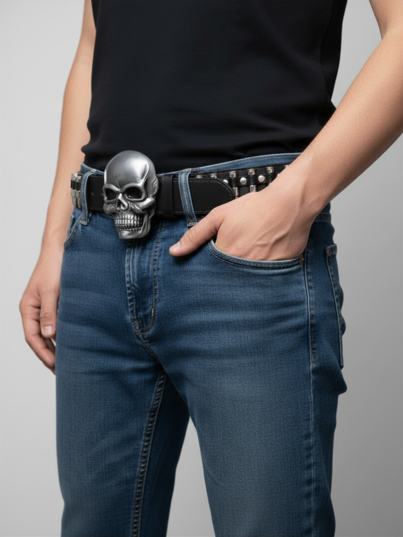 Skull Bullet Belt