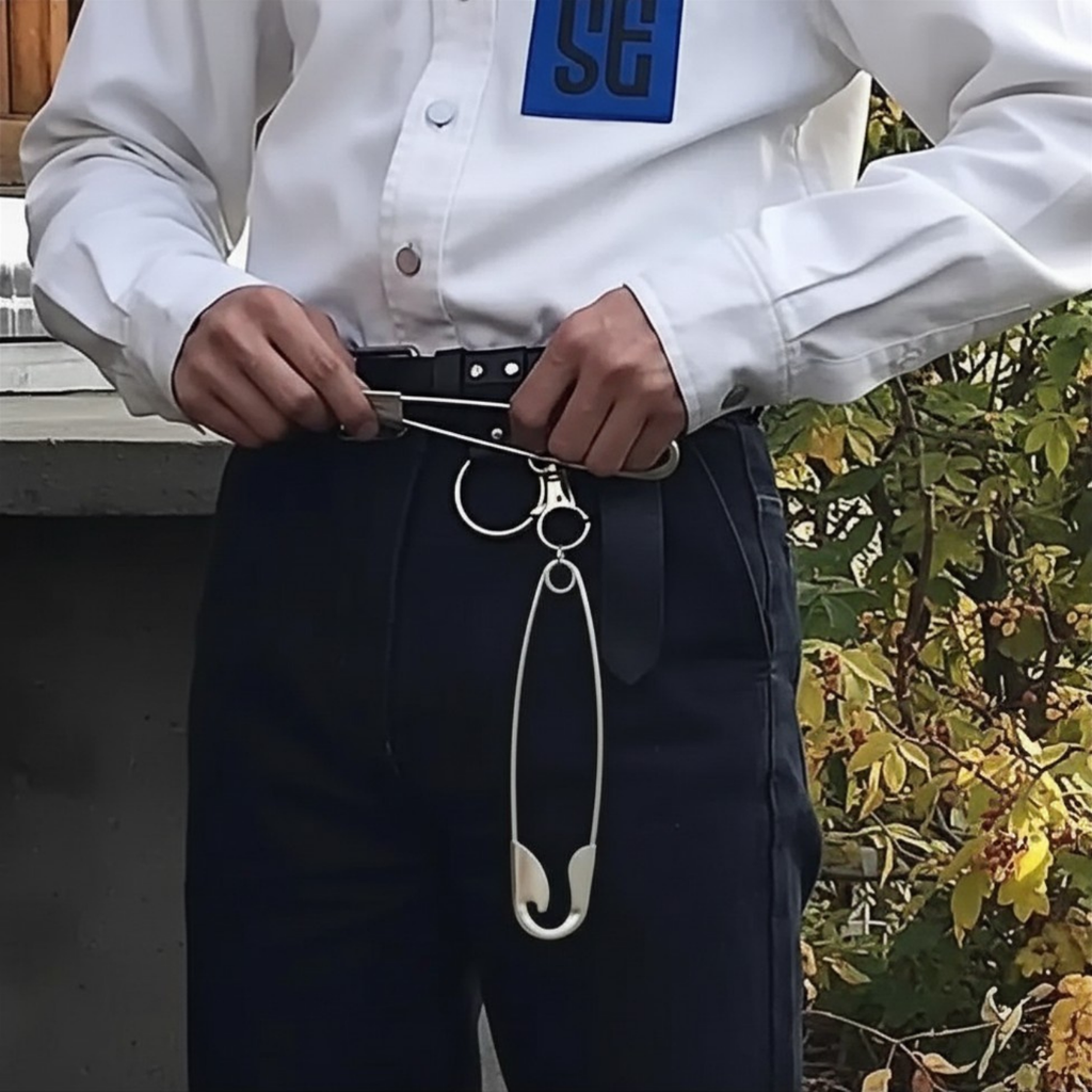 Punk Safety Pin Pants Clip