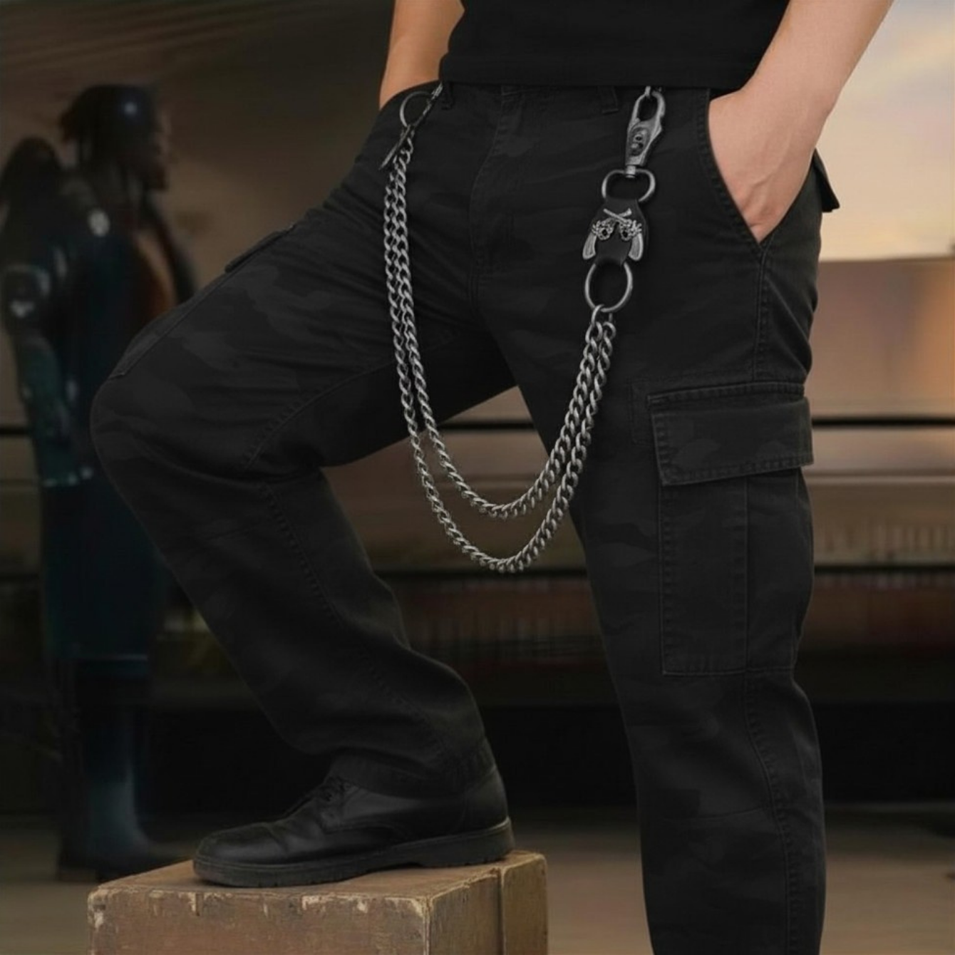 Bullet Gun Pants Chain