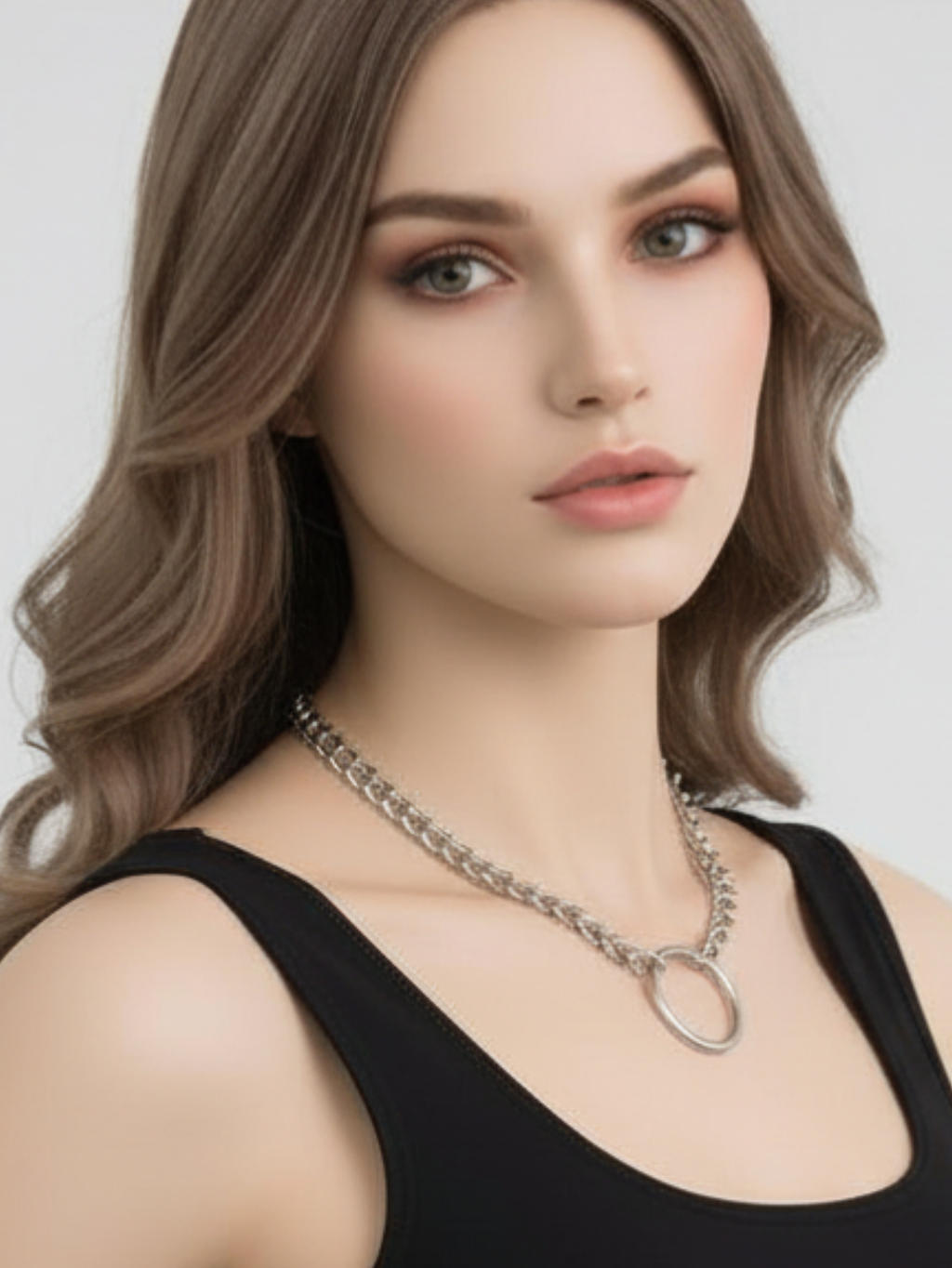 O Ring Chain Necklace
