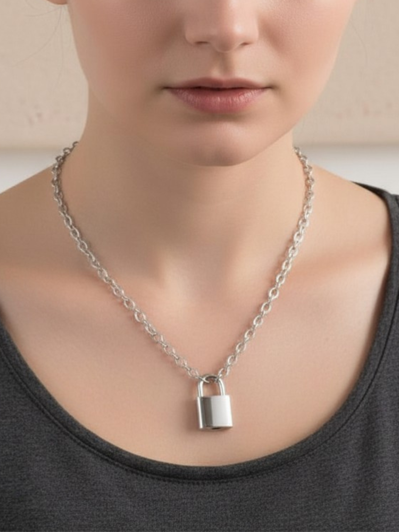Lock Chain Necklace