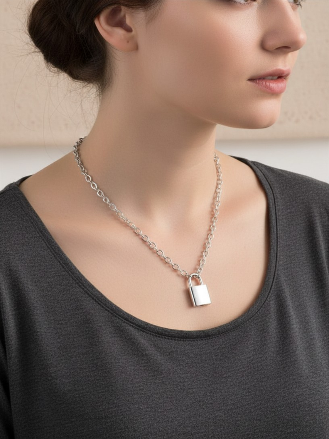 Lock Chain Necklace