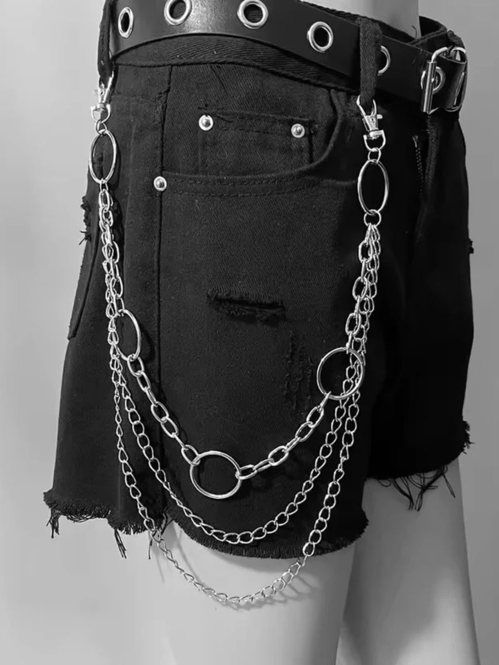 3 Layer O Ring Wallet Chain